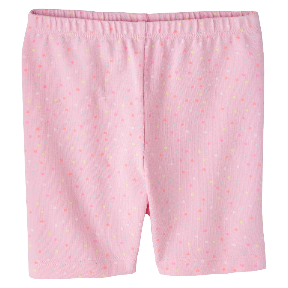 Circo Infant Toddler Girls Polkadot Lounge Short   Fun Pink 2T