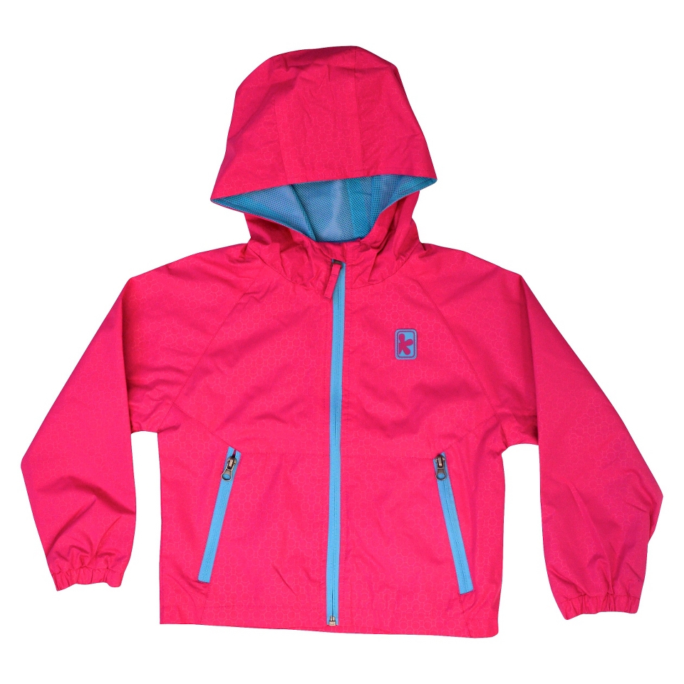 Pink Platinum Girls Windbreaker Jacket   Fuchsia 10 12