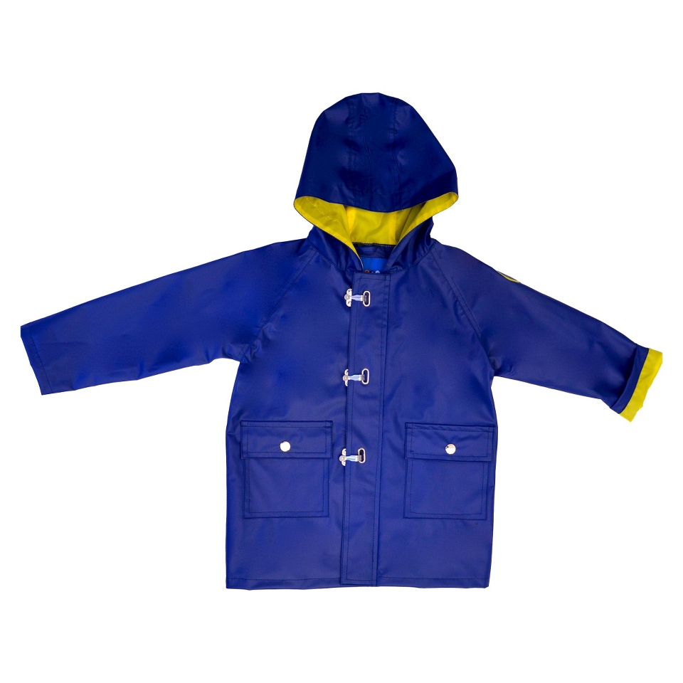 Raindrops Infant Toddler Boys Raincoat   Navy 4T