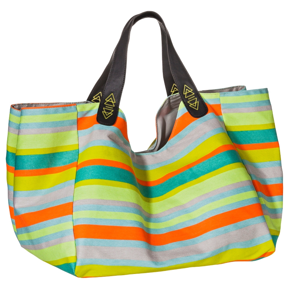 Mossimo Supply Co. Multi Stripe Tote Handbag   Multicolor