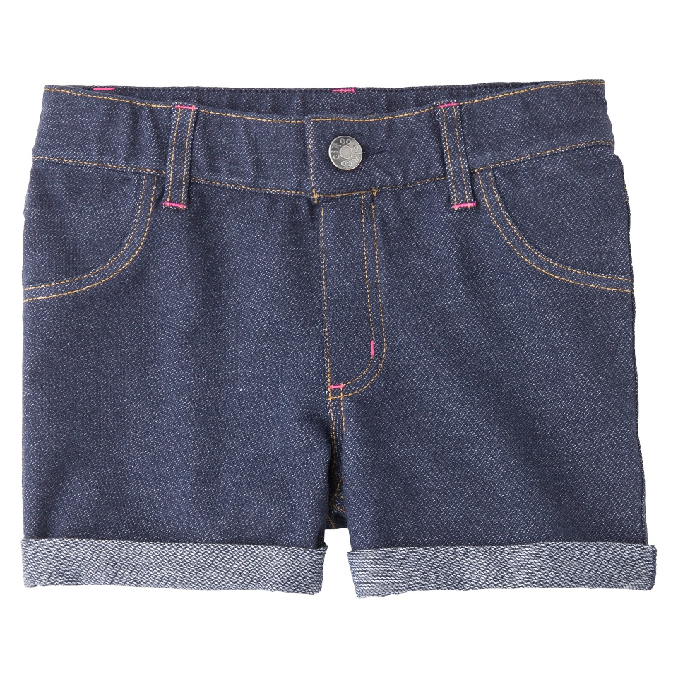 Girls Rolled Cuff Fashion Short   Indigo M