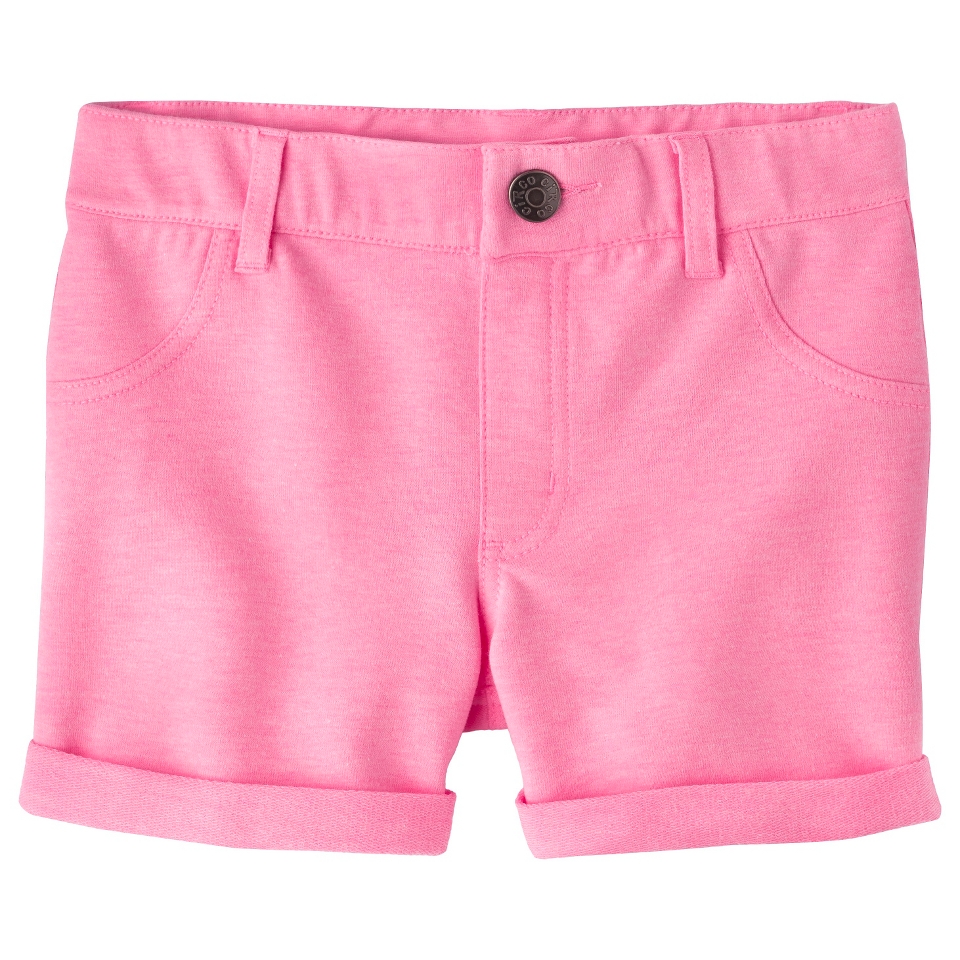 Girls Rolled Cuff Fashion Short   Daring Pink XS
