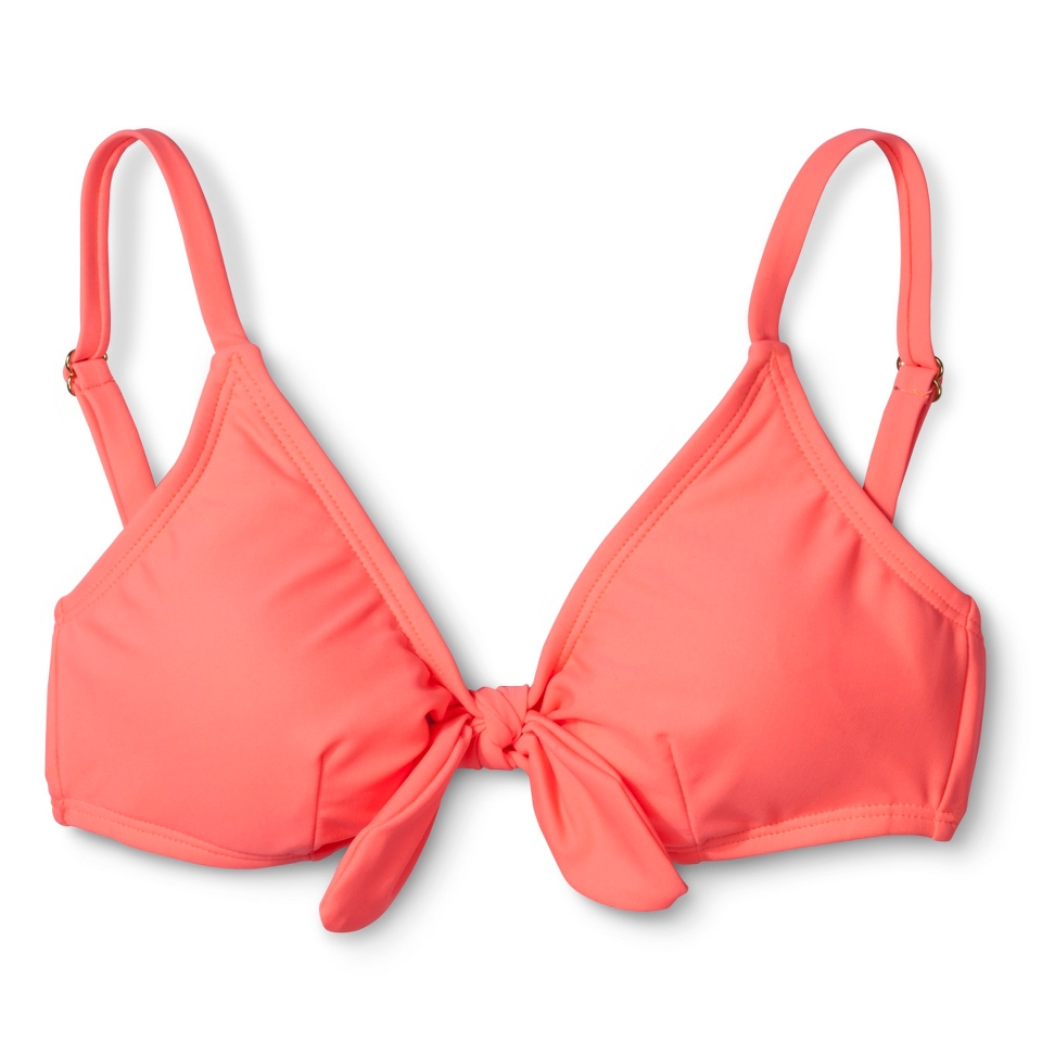 Xhilaration Juniors Bikini Swim Top  Pink XL
