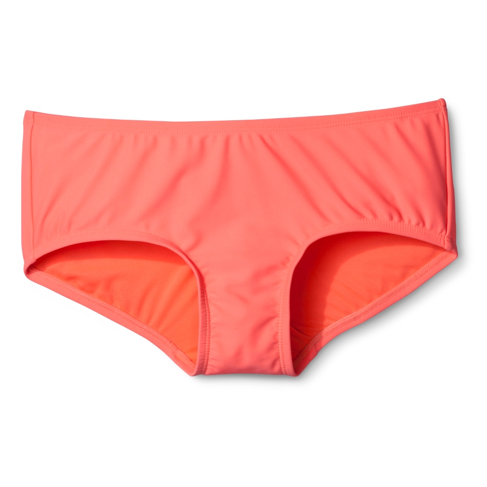 Xhilaration Juniors Cheeky Hipster Swim Bottom  Pink L