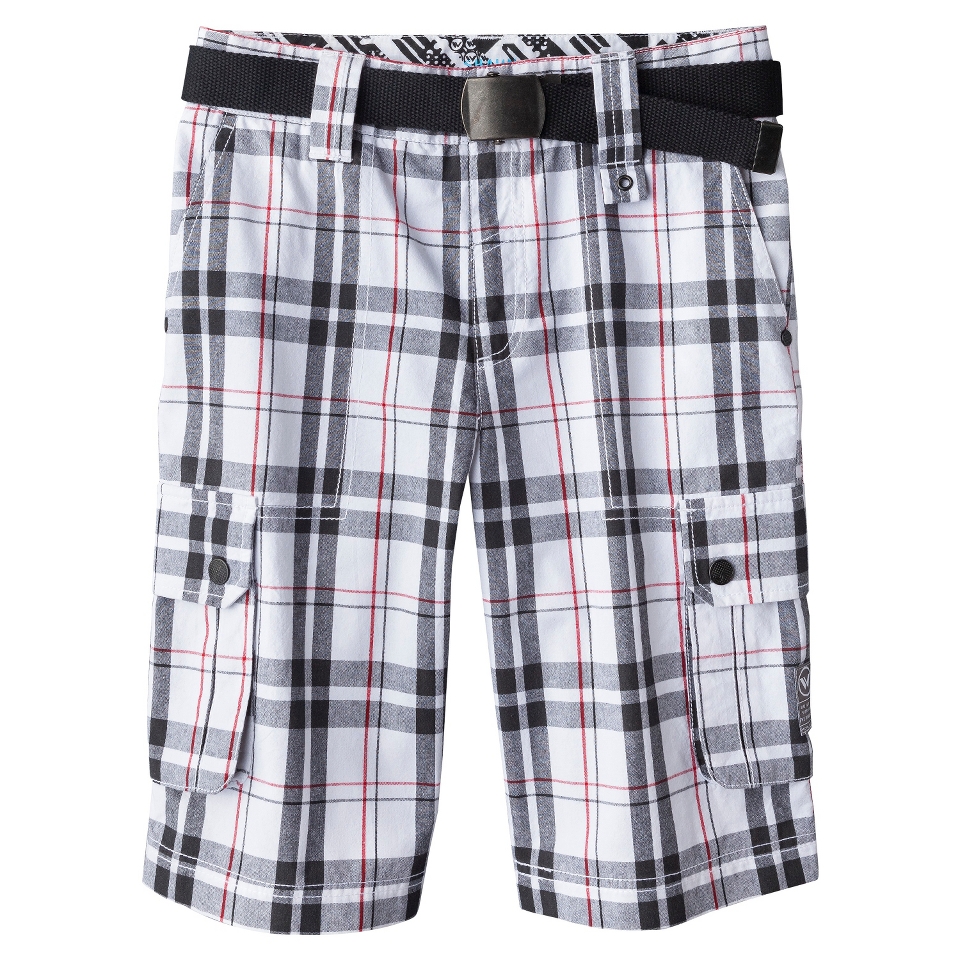 Shaun White Boys Cargo Shorts   True White 14