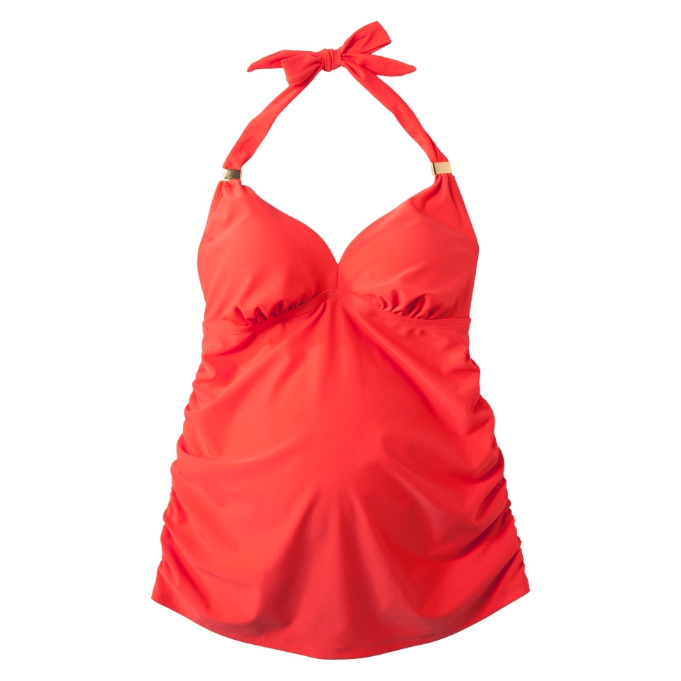 Liz Lange for Target Maternity Halter Tankini Swim Top   Coral