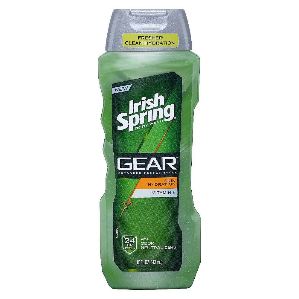 Irish Spring Gear Skin Hydration Body Wash 15oz