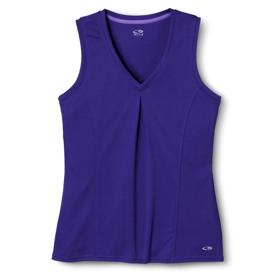 C9 by Champion Womens V Neck Tech Tank   Plumbago Blue M