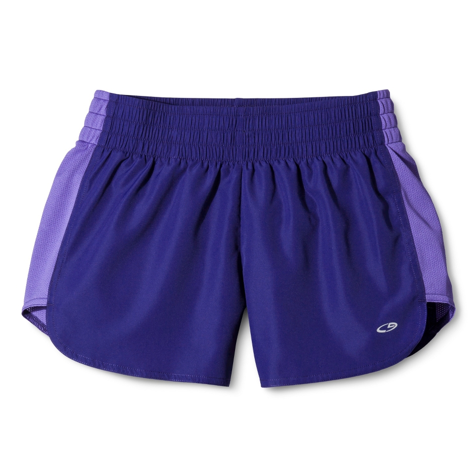 C9 by Champion Womens Run Short With Mesh Inset   Plumbago Blue XL
