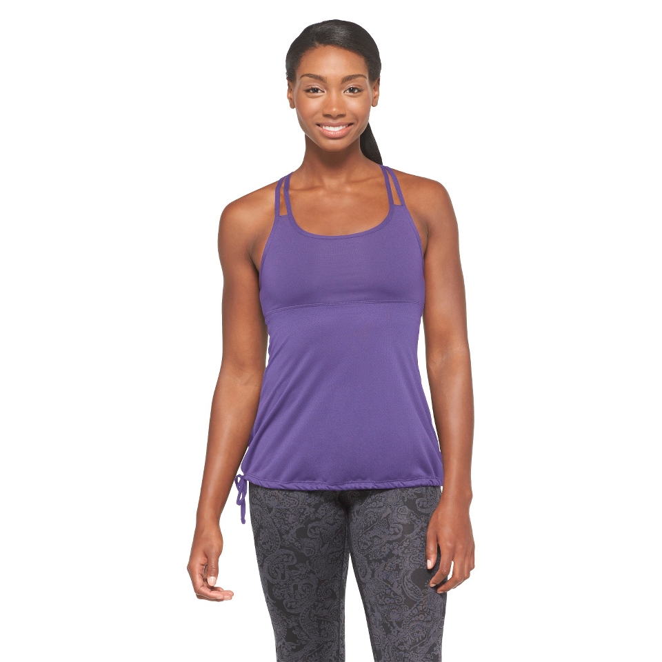 C9 by Champion Womens Double Strap Yoga Fashion Tank   Huckle Berry Purple S