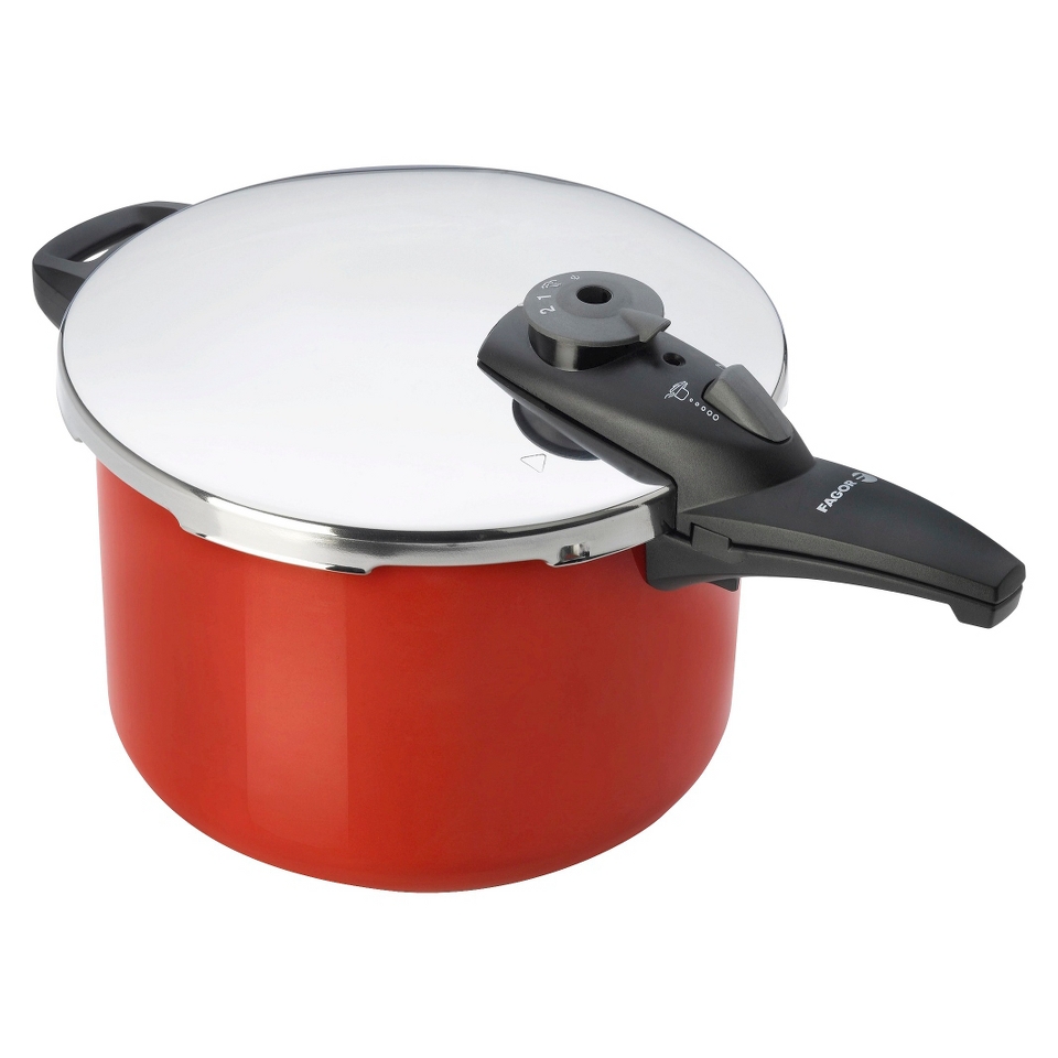 Fagor 8 Quart Pressure Cooker Cayenne