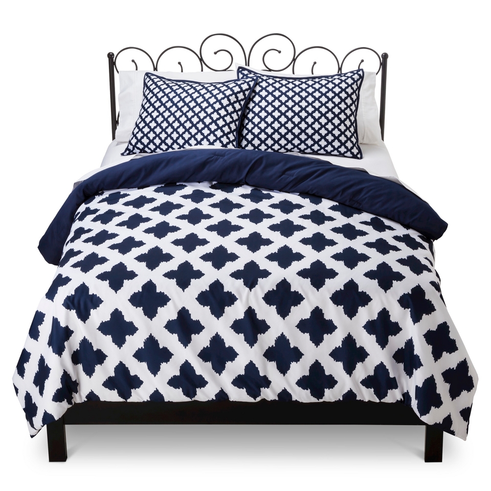 Xhilaration Ethnic Star Comforter Set   Navy (Twin/Twin Extra Long)