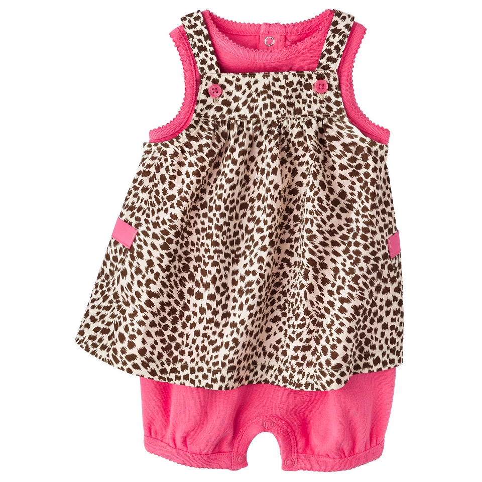 Just One YouMade by Carters Girls Jumper Set   Pink/Brown 12 M