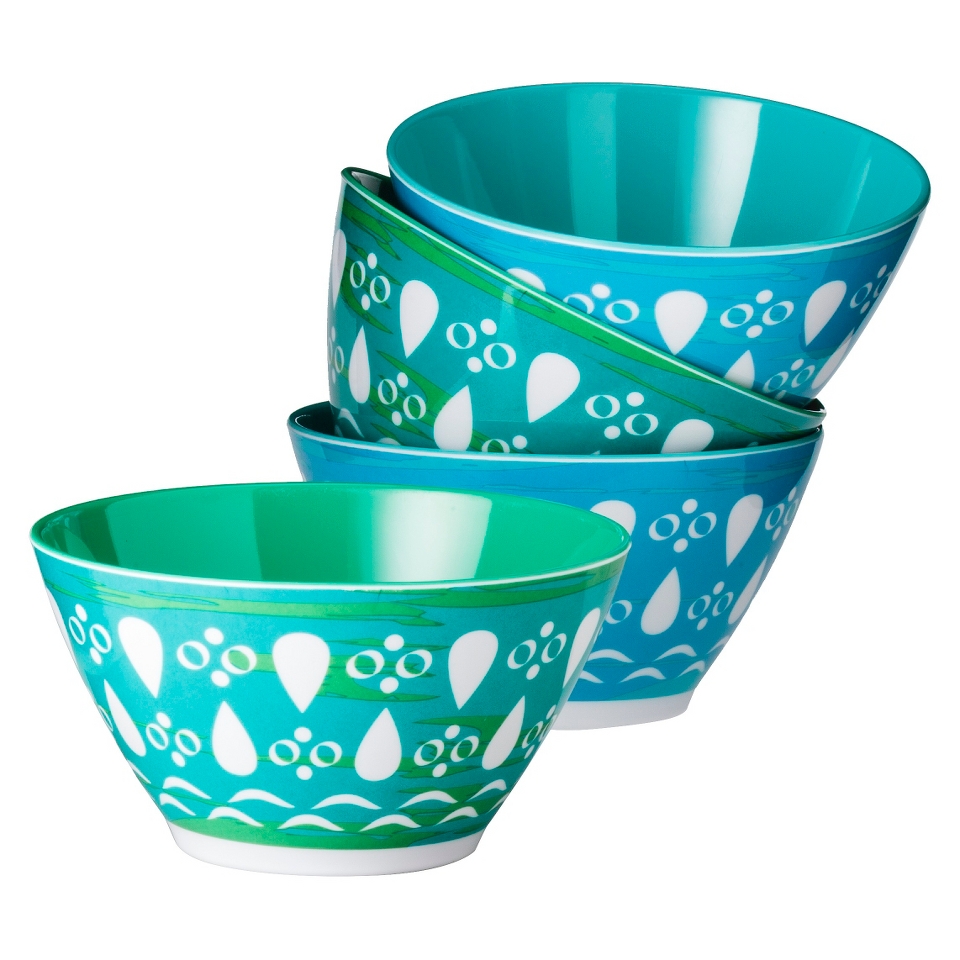 Melamine Dip Bowls Set of 8   Blue/Green