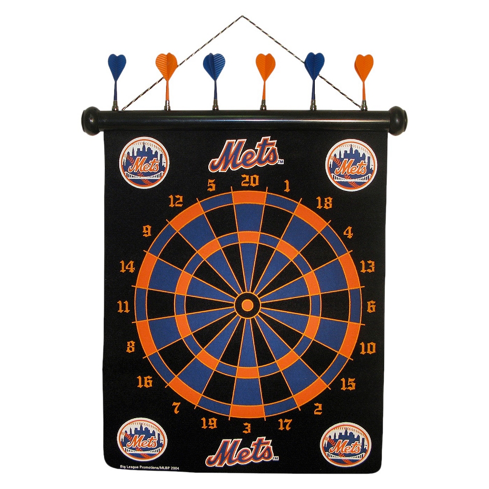 Rico MLB New York Mets Magnetic Dart Board Set