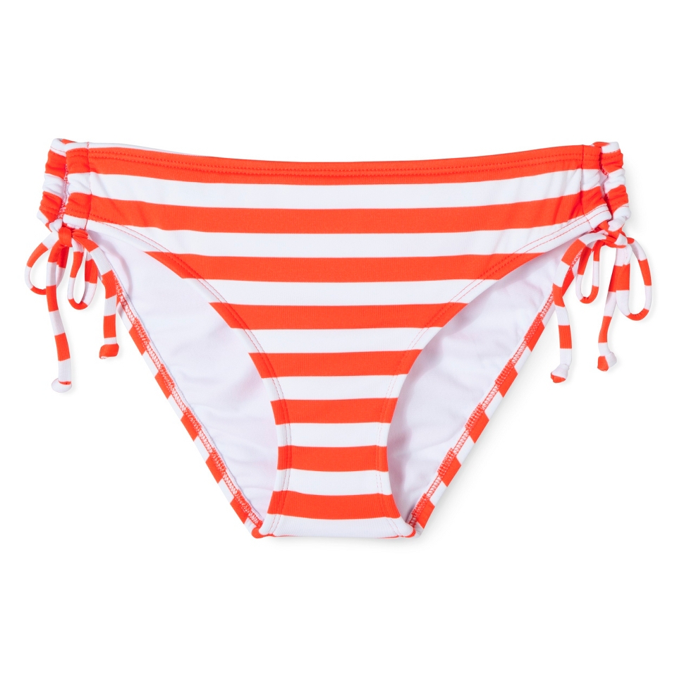 Mossimo Womens Mix and Match Stripe Keyhole Swim Bottom  Tangelo L