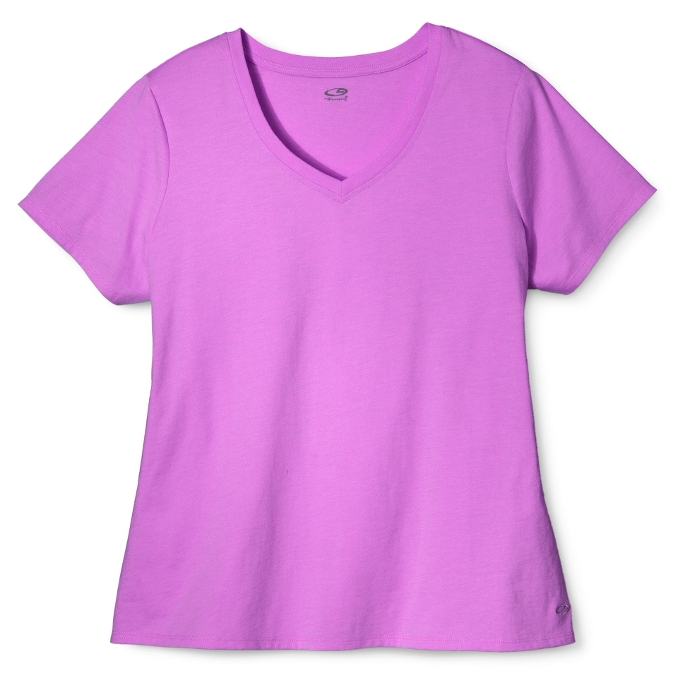 C9 by Champion Womens Plus Size Power Workout Tee   Lively Lilac 4 Plus
