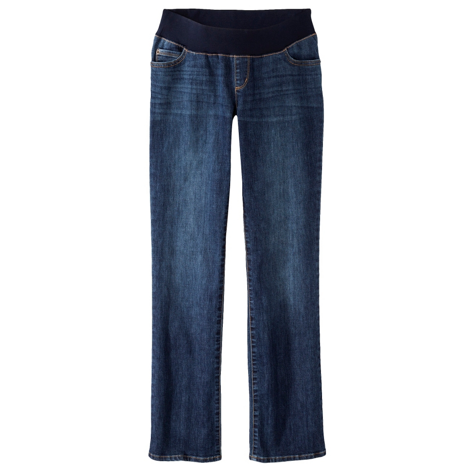 Liz Lange for Target Maternity Under the Belly Bootcut Denim Jeans   Blue Wash