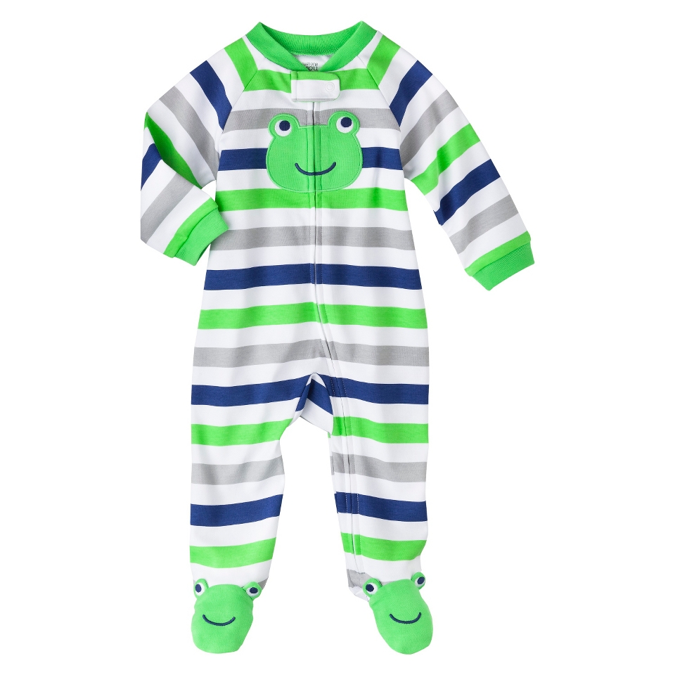Just One YouMade by Carters Newborn Boys Striped Frog Sleep N Play  