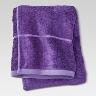bath target purple towels towel botanic cloak threshold gray