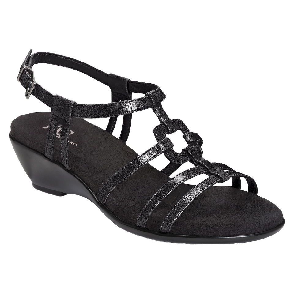 Womens A2 By Aerosoles Propeller Sandal   Black 12