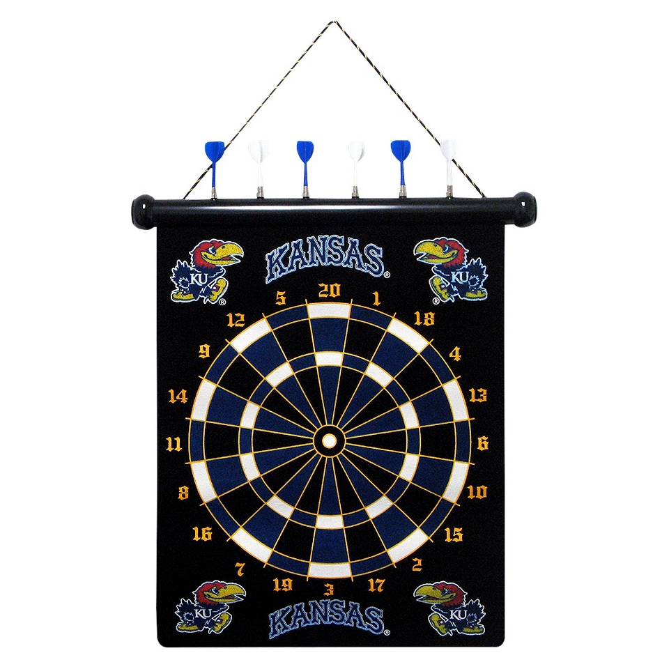 Rico NCAA Kansas Jayhawks Magnetic Dart Board Set