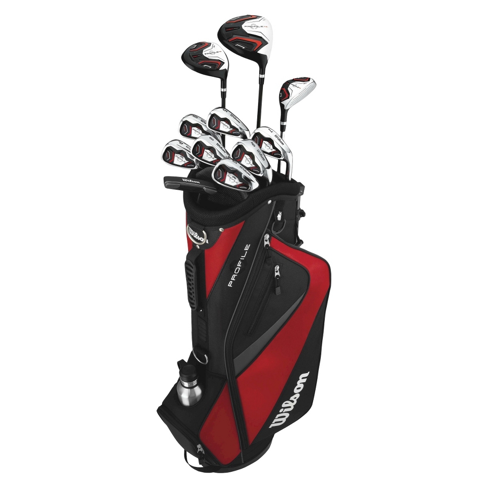 Wilson Right Hand Profile Golf Package Set   Black/Red