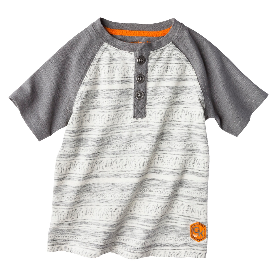 Genuine Kids from OshKosh Infant Toddler Boys Short Sleeve Henley Tee   Cove