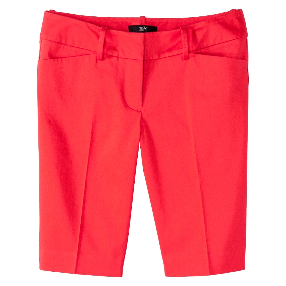 Mossimo Petites 10 Bermuda Shorts   Red 8P