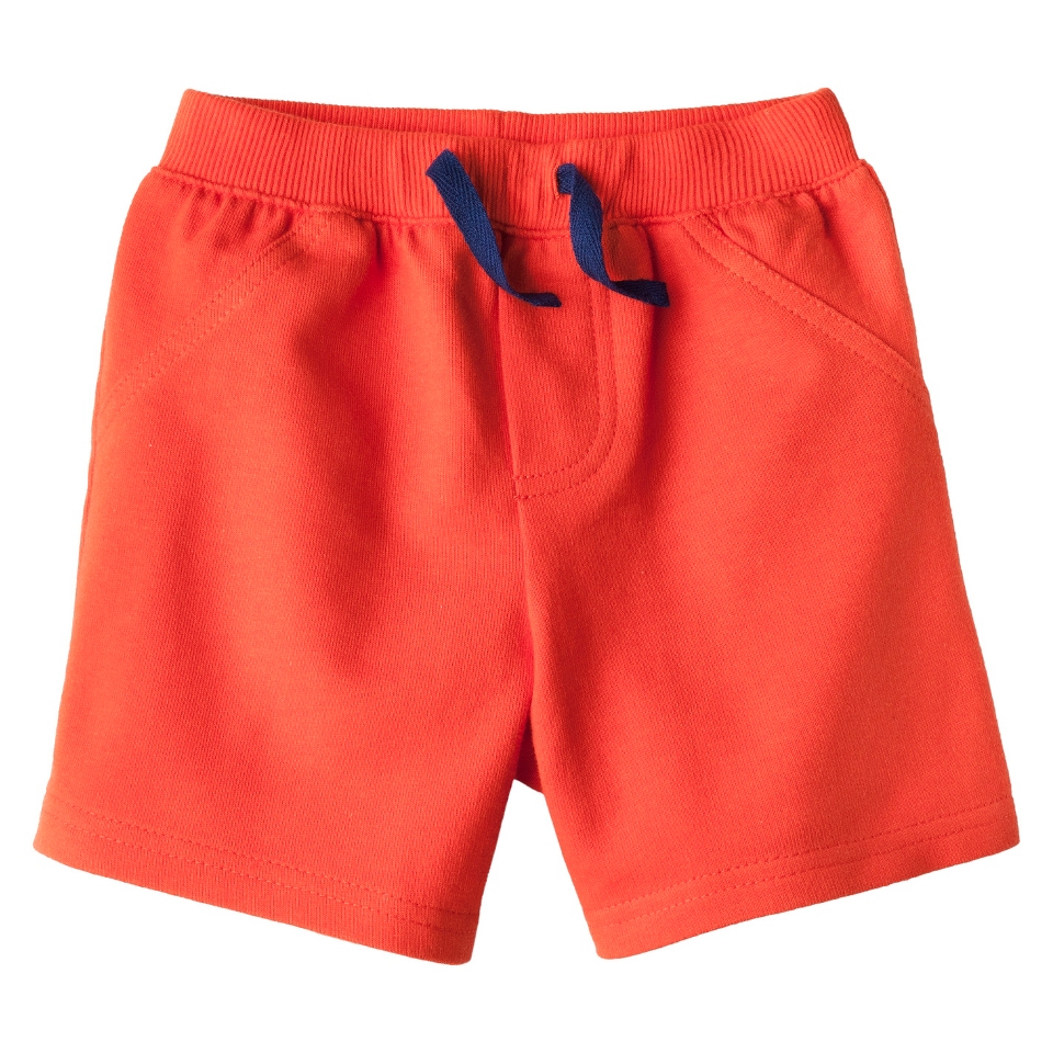 Circo Newborn Boys Knit Short   Tangy Orange 3 6 M