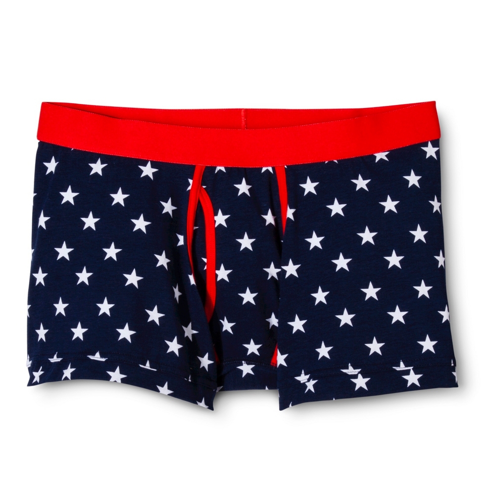 Mossimo Supply Co. Mens Stars Print Boxer Briefs   Blue L