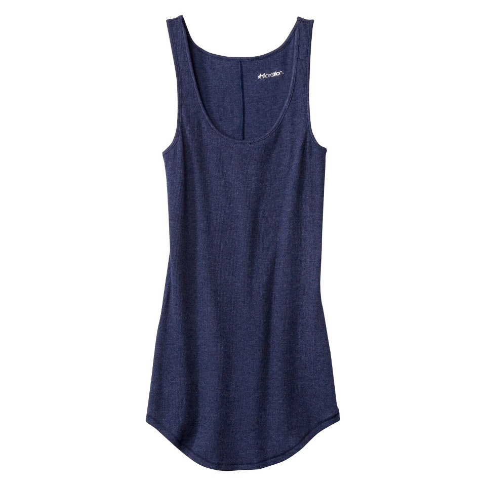 Xhilaration Juniors Rib Tank   Oxford Blue L(11 13)