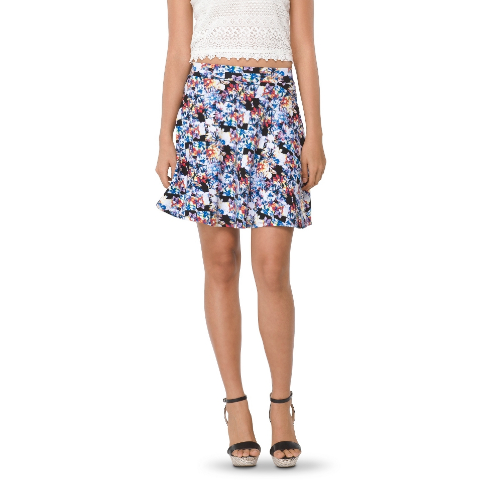 Xhilaration Juniors Skater Skirt   Floral XS(1)