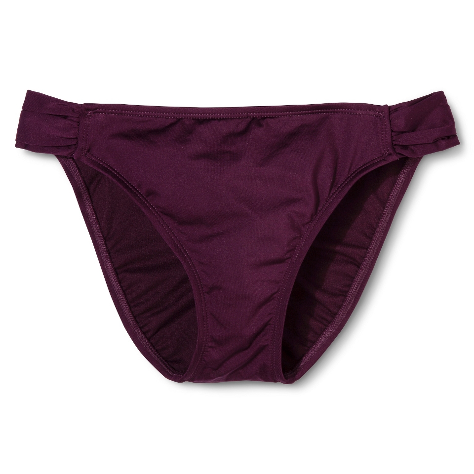 Mossimo Womens Mix and Match Hipster Swim Bottom  Chocolate Cherry L