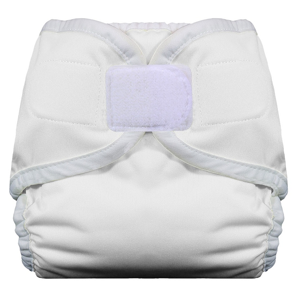 Thirsties Reusable Diaper with Hook & Loop, X Small   White