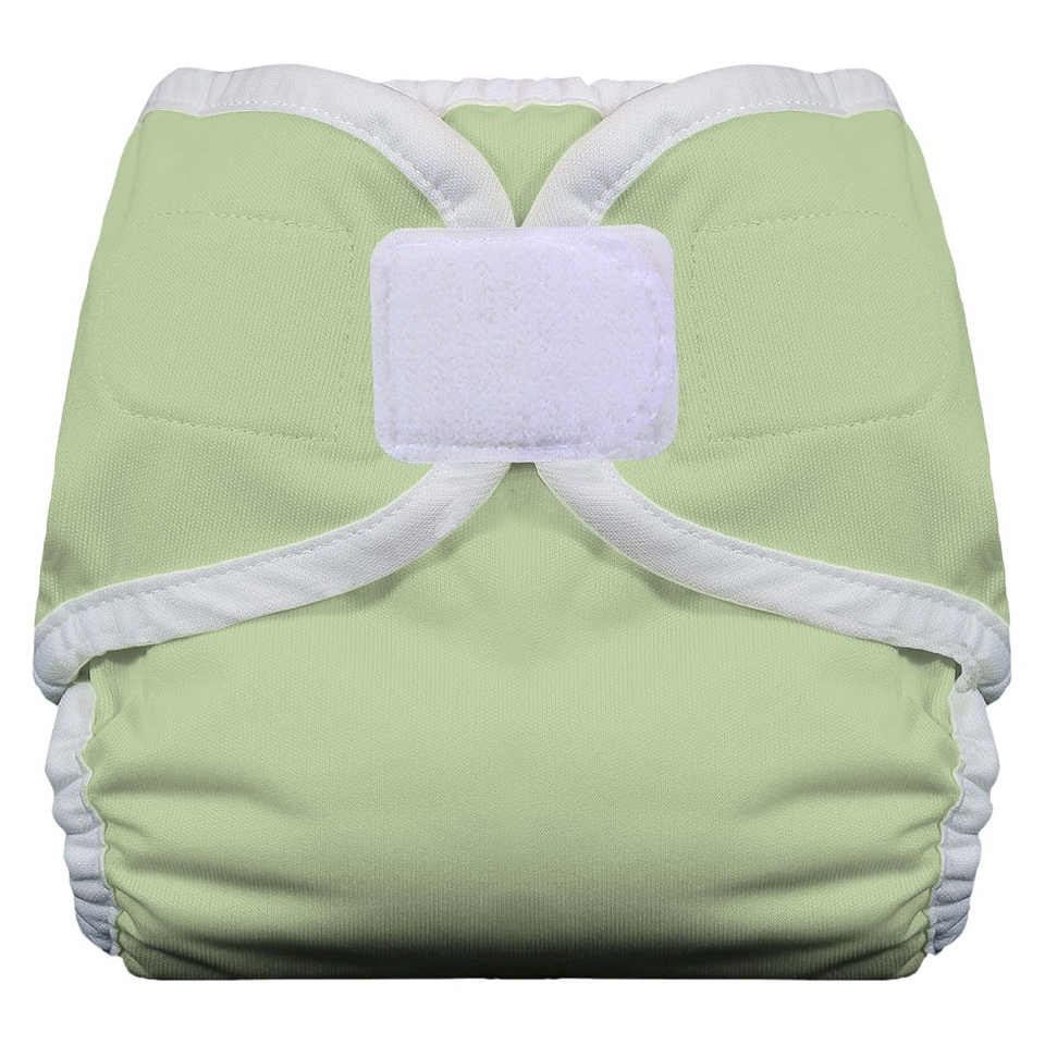 Thirsties Reusable Diaper with Hook & Loop, Small   White