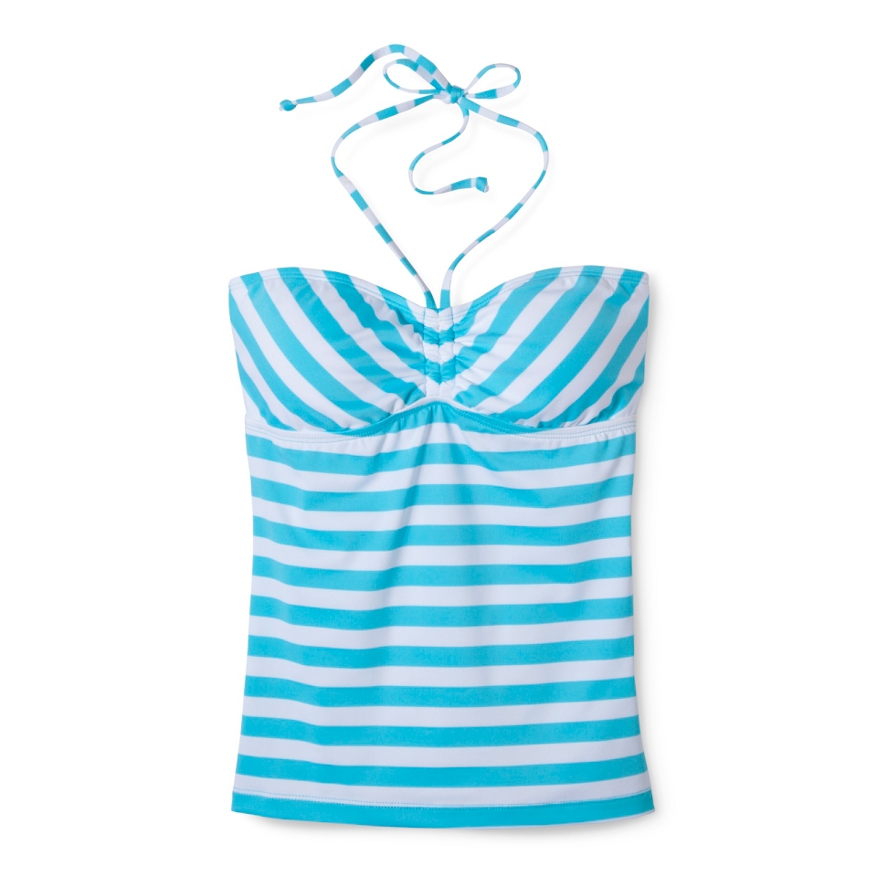 Mossimo Womens Mix and Match Stripe Tankini Swim Top  Swimming Pool L