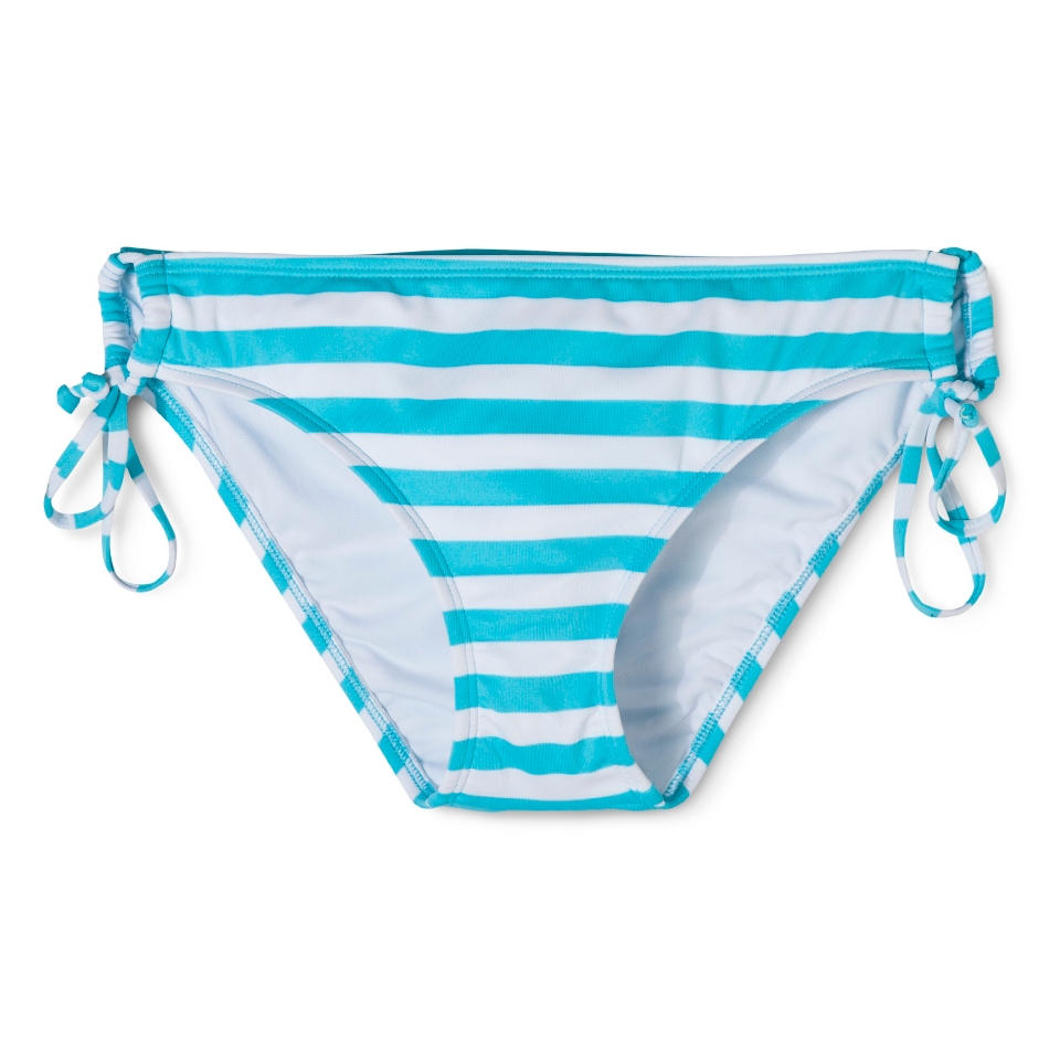 Mossimo Womens Mix and Match Stripe Keyhole Swim Bottom  Swimming Pool M