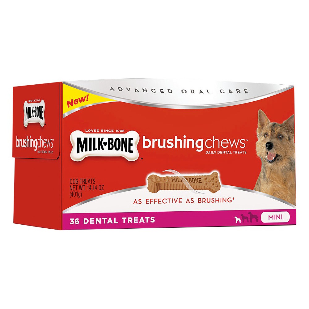 UPC 079100006106 MilkBone Brushing Chews Daily Dental Treats Mini