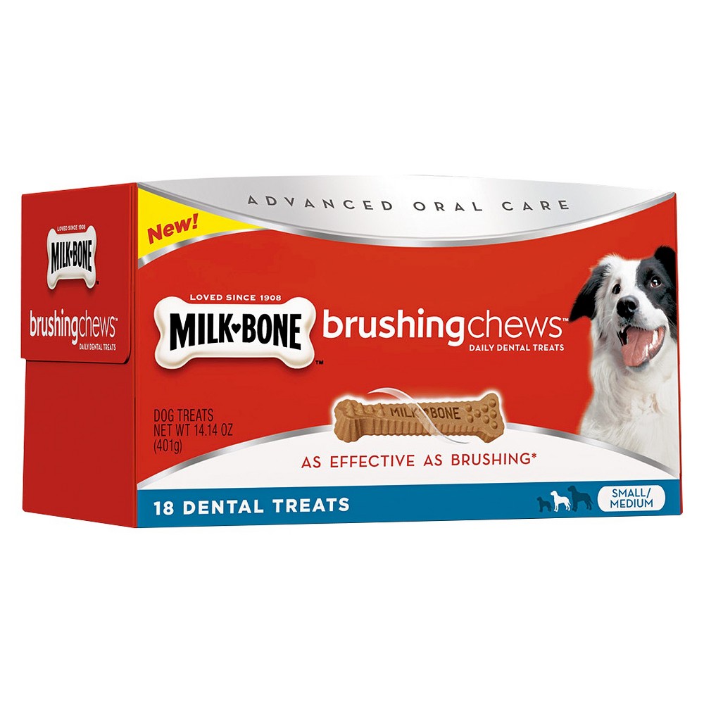 UPC 079100006205 product image for Milk Bone Brushing Chews Dog Treats - 18 Count (Medium/Small) | upcitemdb.com