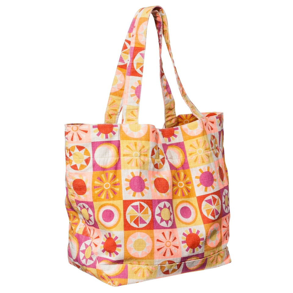 Limited Edition Mossimo Supply Co. Canvas Tote  Pink Sun Print