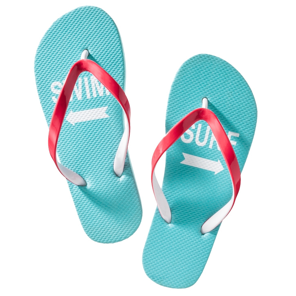 Womens Limited Edition Mossimo Supply Co. Flip Flop Sandal  Aqua 6