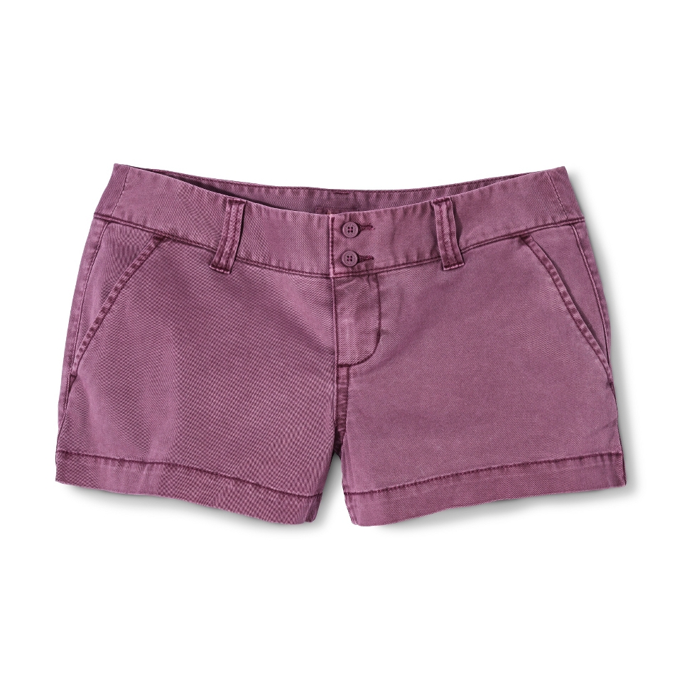 Mossimo Supply Co. Juniors Chino Short   Burgundy 11