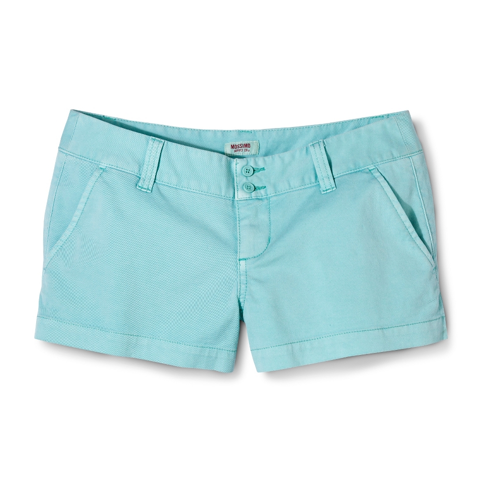 Mossimo Supply Co. Juniors Chino Short   Hot Wire Aqua 11