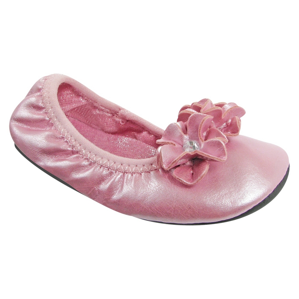 Toddler Girls Natural Steps Center Ballet Flat   Pink 4