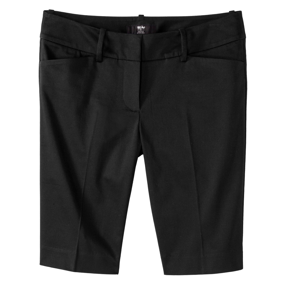 Mossimo Womens 11 Bermuda Shorts   Black 2