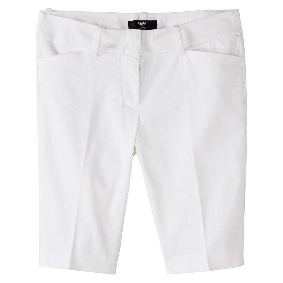 Mossimo Womens 11 Bermuda Shorts   Fresh White 6