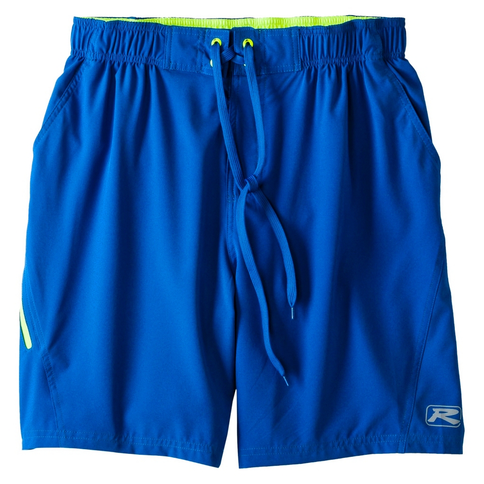 R Way Mens 9 4 Way Stretch Guard Solid Boardshort   L