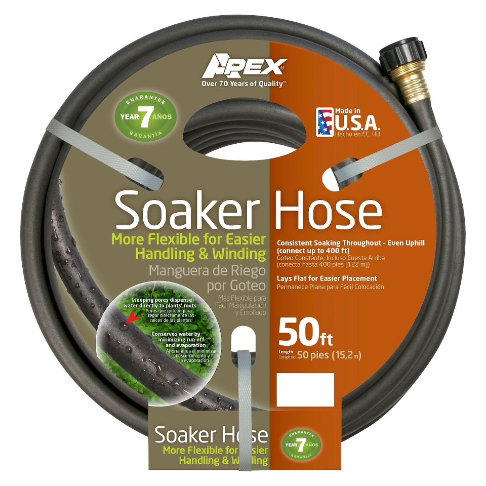Apex Soil Soaker Garden Hose 1/2 x 50