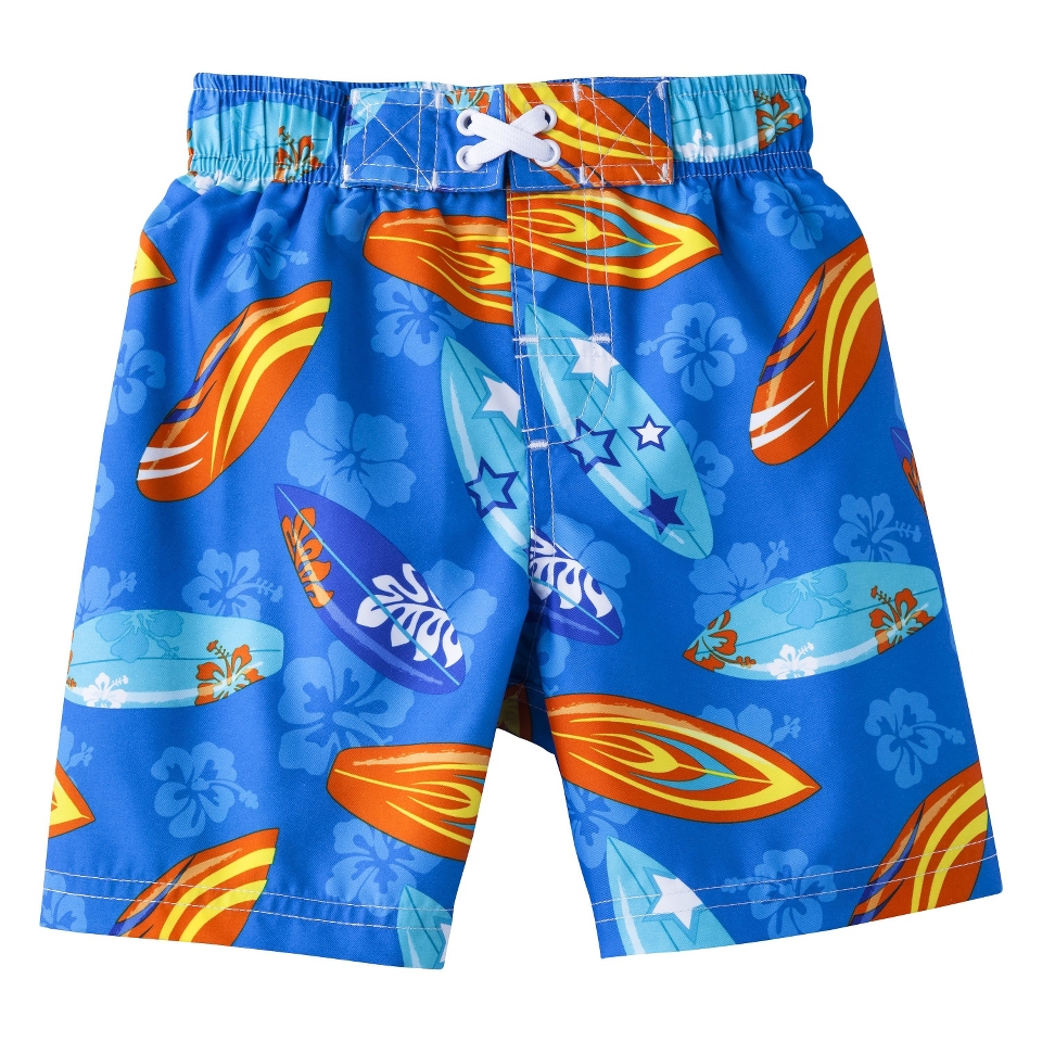 Circo Infant Toddler Boys Surfboard Swim Trunk   Medium Blue 9 M